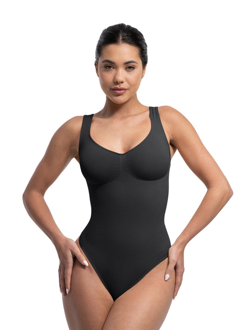 Body string sculptant sans couture